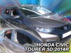 Deflektory HONDA CIVIC TOURER 5D 2014R->(+zadné)