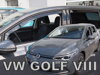 Deflektory VW Golf VIII Hatchback 5dv or roku výroby 2020R a vyššie (+zadné)