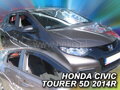 Deflektory HONDA CIVIC TOURER 5D 2014R->(+zadné)