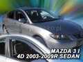 Deflektory MAZDA 3 I 4D 2003-2009R.SEDAN