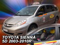 Deflektory TOYOTA SIENNA 5D 2003-2010R.