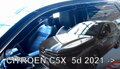 Deflektory Citroen C5 X 5D 2021 + zadné
