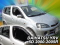 Deflektory DAIHATSU YRV 5D 2000-2005R (+zadné)