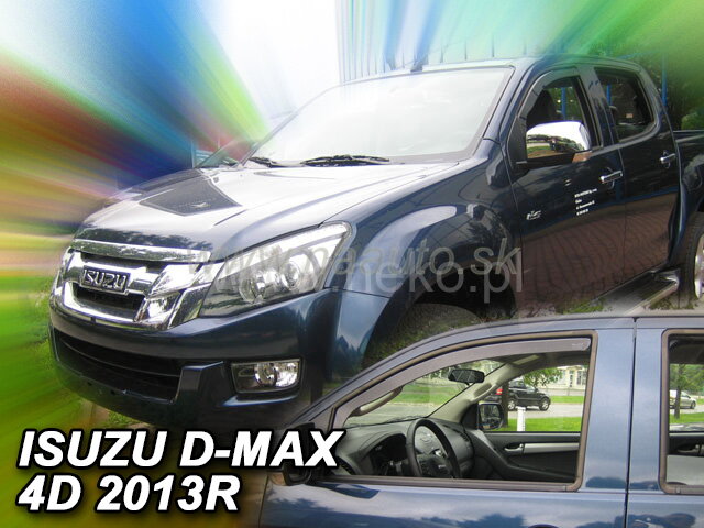 Deflektory ISUZU D-MAX 2/4D 2012R-> 2019 (IIgen)