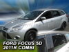 Deflektory FORD FOCUS MK3 combi od 2011 do 2018 + zadné deflektory