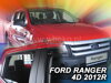 Deflektory FORD RANGER V od 2011 do 2023 + zadné deflektory
