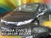 Deflektory HONDA CIVIC 4D 2012R  a vyššie SED (+zadné)