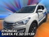 Deflektory HYUNDAI SANTA FE III od 2012 do 2018 + zadné deflektory