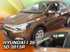Deflektory HYUNDAI i20 II od 2015 do 2020