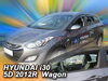 Deflektory HYUNDAI i30 Hatchback/Wagon od 02/2012 do 2017