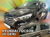 Deflektory HYUNDAI TUCSON III od 2015 do 2020 + zadné deflektory