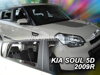 Deflektory KIA SOUL 5D 2009-2014R. (+zadné)