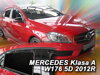 Deflektory MERCEDES klasy A W176 5d 2012r.→ (+zadné)