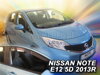 Deflektory NISSAN NOTE II E12 5D 2013R->