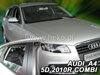 Deflektory AUDI A4  (B8) 5d 2009r.  a vyššie (+zadné) COMBI