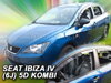 Deflektory SEAT IBIZA IV (6J) 5D 2008R->(+zadné) KOMBI