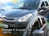 Deflektory CITROEN C-CROSSER 5D 2007R.  a vyššie