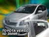 Deflektory TOYOTA VERSO 5D 2009R. a vyššie(+zadné)