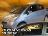 Deflektory TOYOTA VERSO-S  5D 2011R. a vyššie