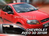 Deflektory CHEVROLET AVEO 3d 2005r. a vyššie