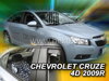 Deflektory CHEVROLET CRUZE 4D 2009R. a vyššie(+zadné) SEDAN