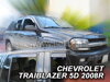 Deflektory CHEVROLET TRAIBLAZER 5D 2002-2009r (+zadné)