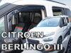 Deflektory CITROEN BERLINGO III LOV od 2018 + zadné deflektory