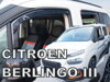 Deflektory CITROEN BERLINGO III 4D/5D LOV 2018 + zadné