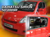 Deflektory DAIHATSU SIRION 5D 2005R. a vyššie(+zadné)