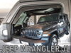 Deflektory JEEP Wrangler 2019-> (predné)