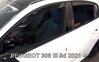 Deflektory PEUGEOT 308 III HTB od 2021 + zadné deflektory