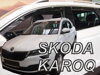 Deflektory ŠKODA KAROQ od 2017 (+zadné deflektory)