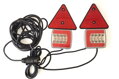 Magnetické LED (25) svetlá, trojuholníkové + kábel 7,5 m