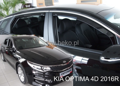 Deflektory KIA OPTIMA IV sedan od 2015 do 2020 + zadné deflektory