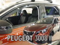Deflektory Peugeot 3008 II 5D 2017-  (+ zadné)
