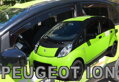 Deflektory Peugeot ION 5D 2010-  (+ zadné)