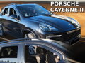 Deflektory Porsche Cayenne 5D 10R (+zadné)