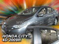 Deflektory HONDA CITY  4d  2008r.  a vyššie(+zadné)