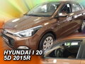 Deflektory HYUNDAI i20 II od 2015 do 2020