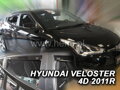 Deflektory HYUNDAI VELOSTER I Hatchback od 2011 do 2018 + zadné deflektory