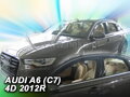 Deflektory AUDI A6 (C7) 2011R.->(+zadné) SEDAN