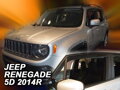 Deflektory JEEP RENEGADE 5D 2014R->