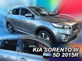 Deflektory KIA SORENTO III od 2015 do 2020 + zadné deflektory