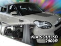 Deflektory KIA SOUL od 2009 do 2014 + zadné deflektory