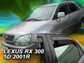 Deflektory LEXUS  RX300 5D 1999R. a vyššie(+zadné)(verzia USA)