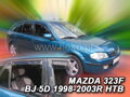 Deflektory MAZDA 323  „BJ”   5d 1998-2003r. (+zadné) HTB