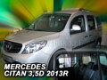 Deflektory MERCEDES CITAN  W 415 3/5D  2012r.  a vyššie (+zadné)