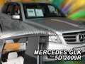 Deflektory MERCEDES GLK  X204 5d  2009R.-> (+zadné)