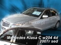 Deflektory MERCEDES klasy C  W204  4d  03.2007-2014R sed