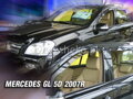 Deflektory MERCEDES GL XL164 5d  2007-2013R (+zadné)